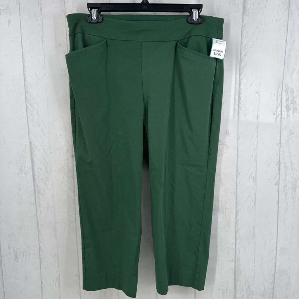 L stretch knit capris