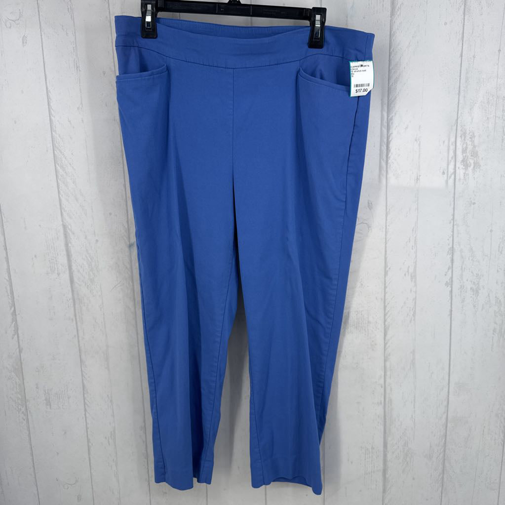 12 stretch knit capris