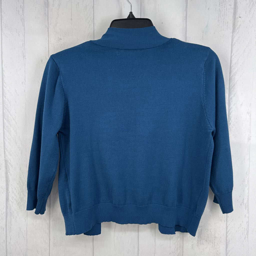 M open front 3/4 slv cardi