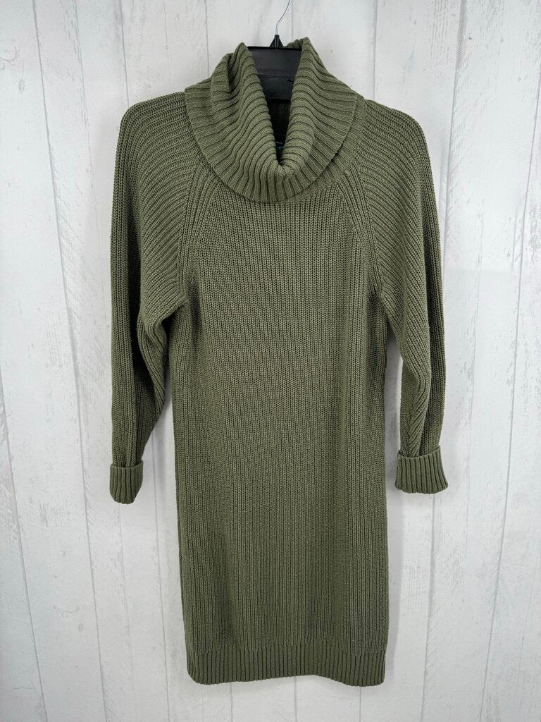 XS cowlneck sweater dress
