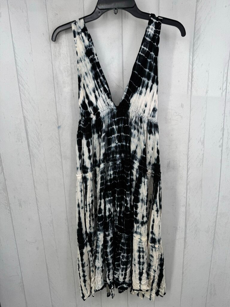 L tie-dye slvls dress