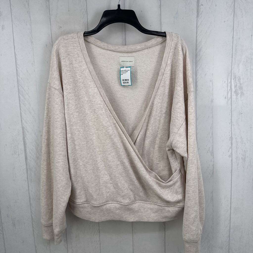 L crossover sweatshirt