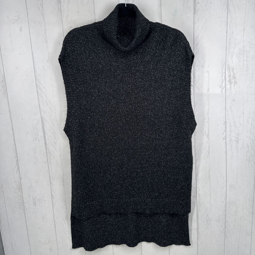 S/M shimmery hi-lo sweater vest