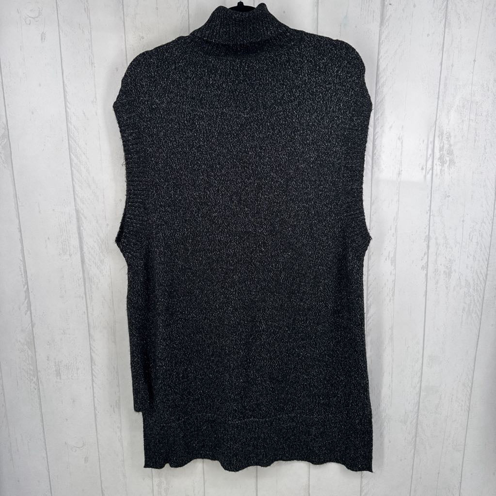 S/M shimmery hi-lo sweater vest