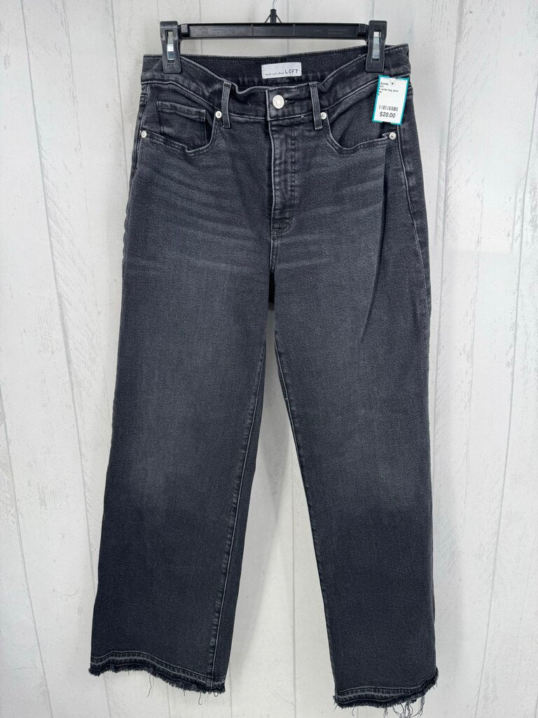 6 wide leg jean