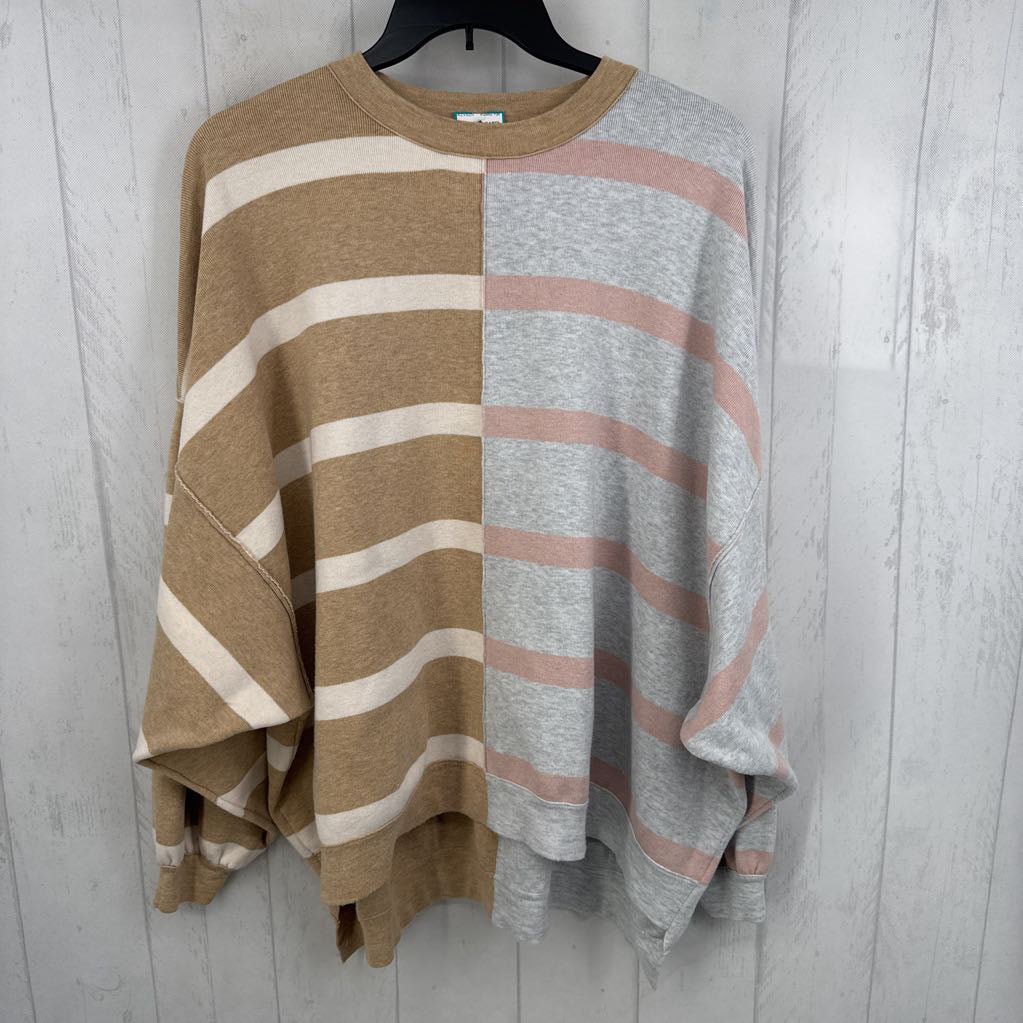 S striped dolman slv sweater