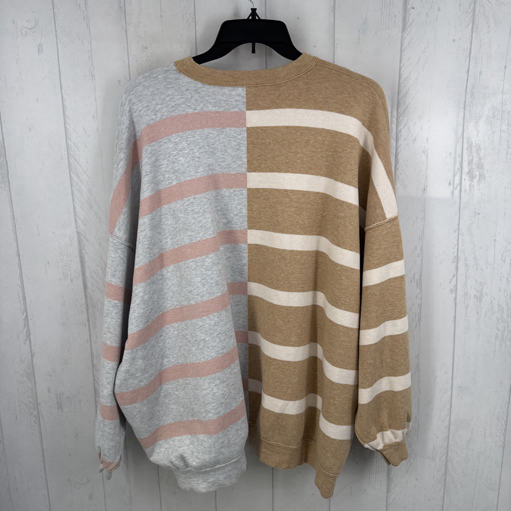 S striped dolman slv sweater