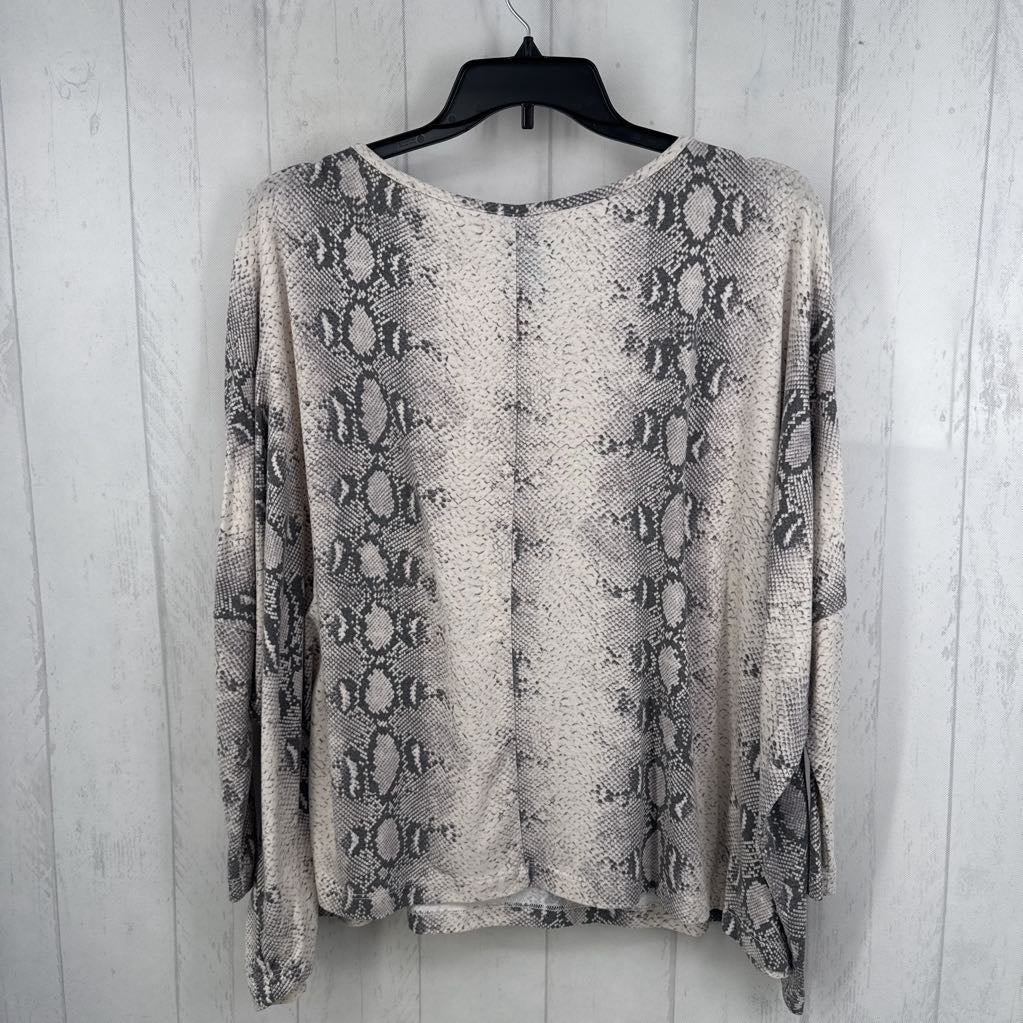 L python print dolman slv top
