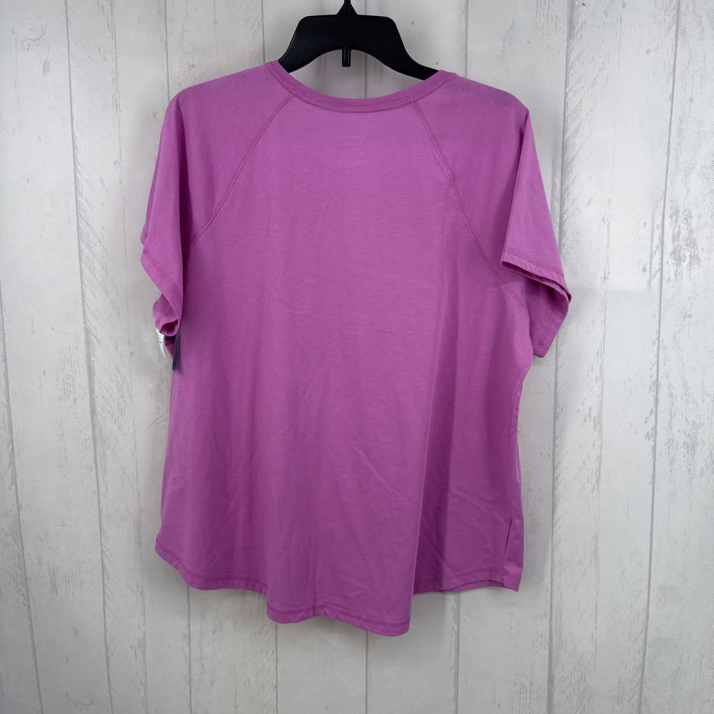 1X round neck s/s tee