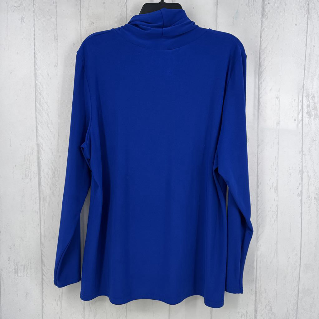 XXL cowl neck l/s top