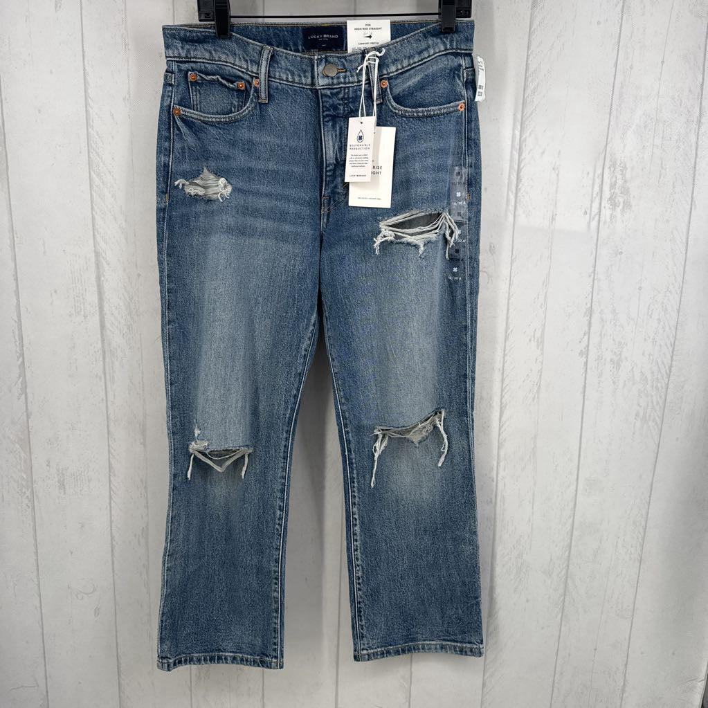 10 hi-rise straigh tleg jean