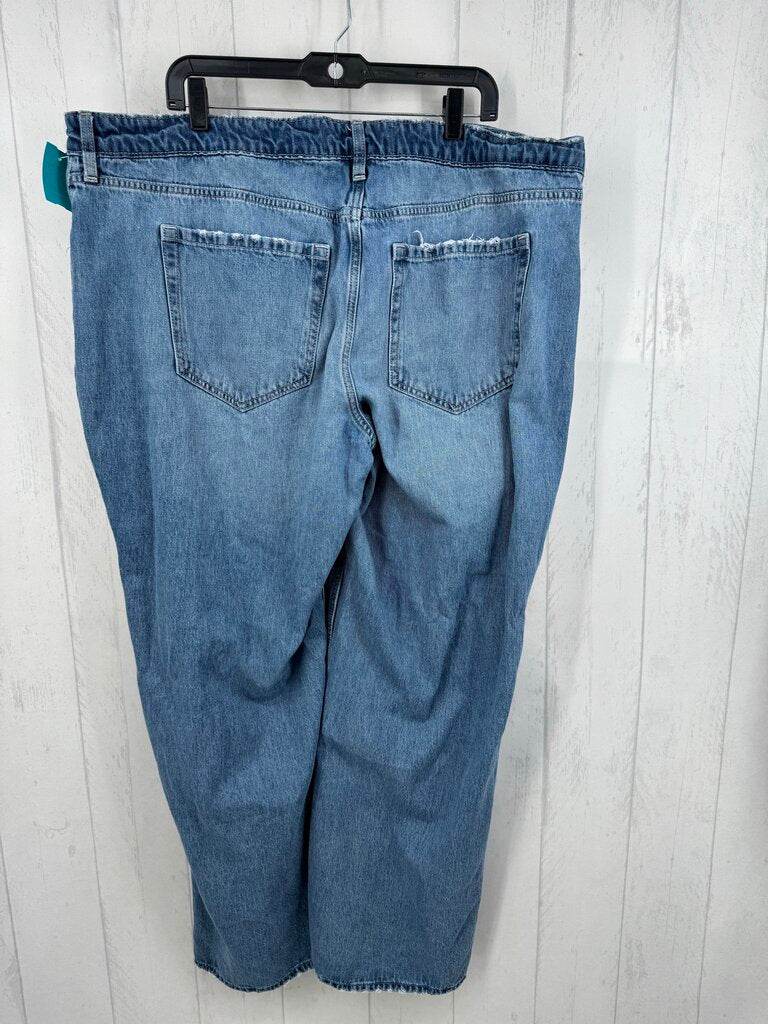 35L low rise baggy jeans