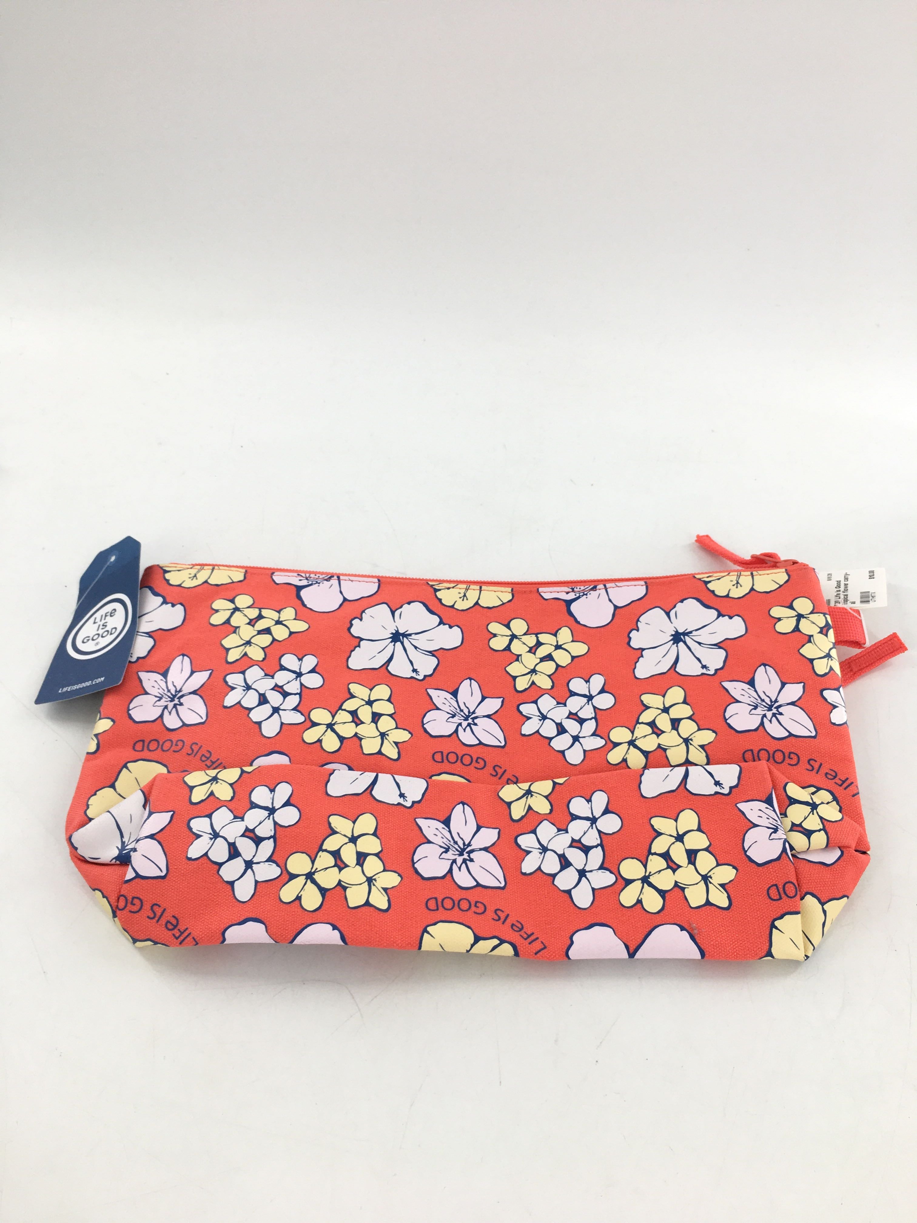 R20 Life Is Good tropical flower carry-all