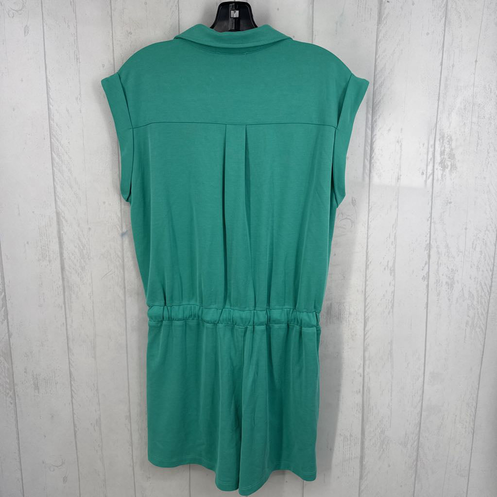 S button front slvls romper