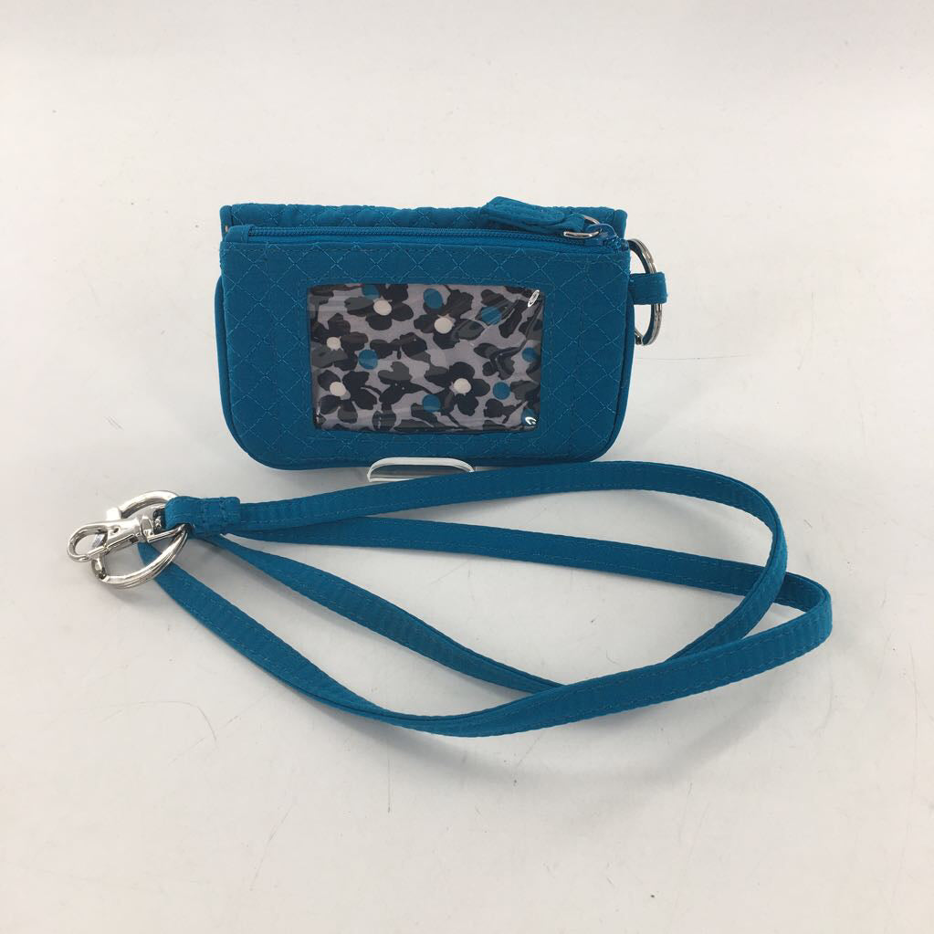 quilted wallet w/ lanyard