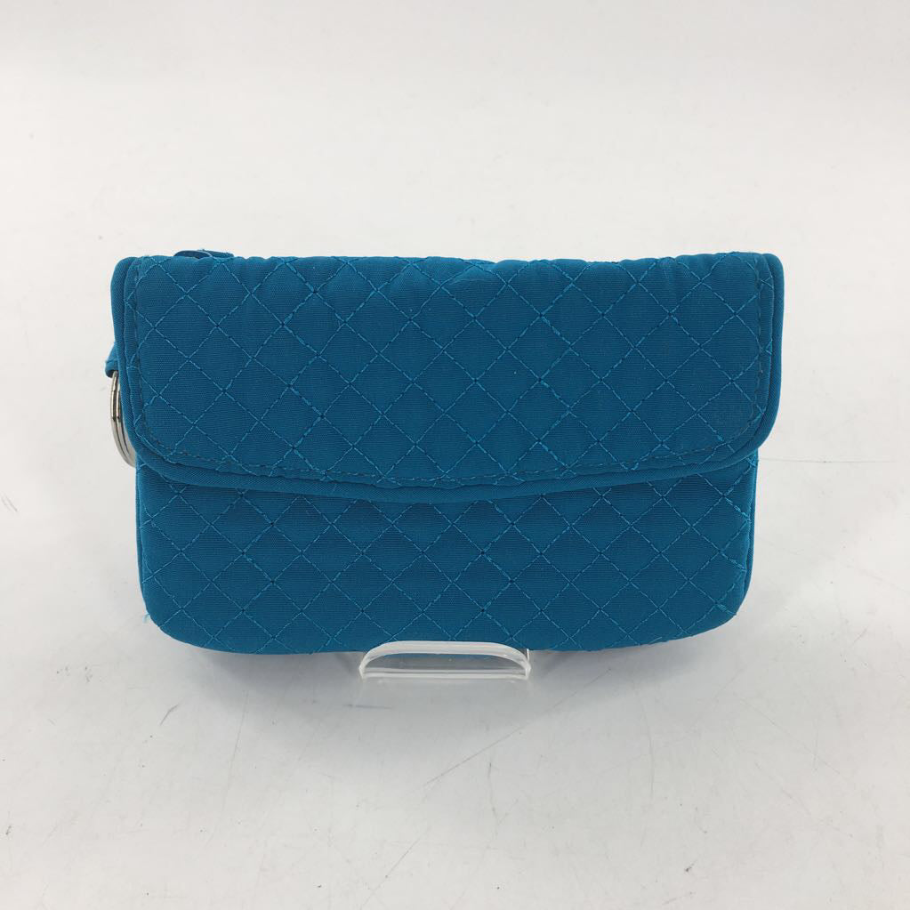 quilted wallet w/ lanyard