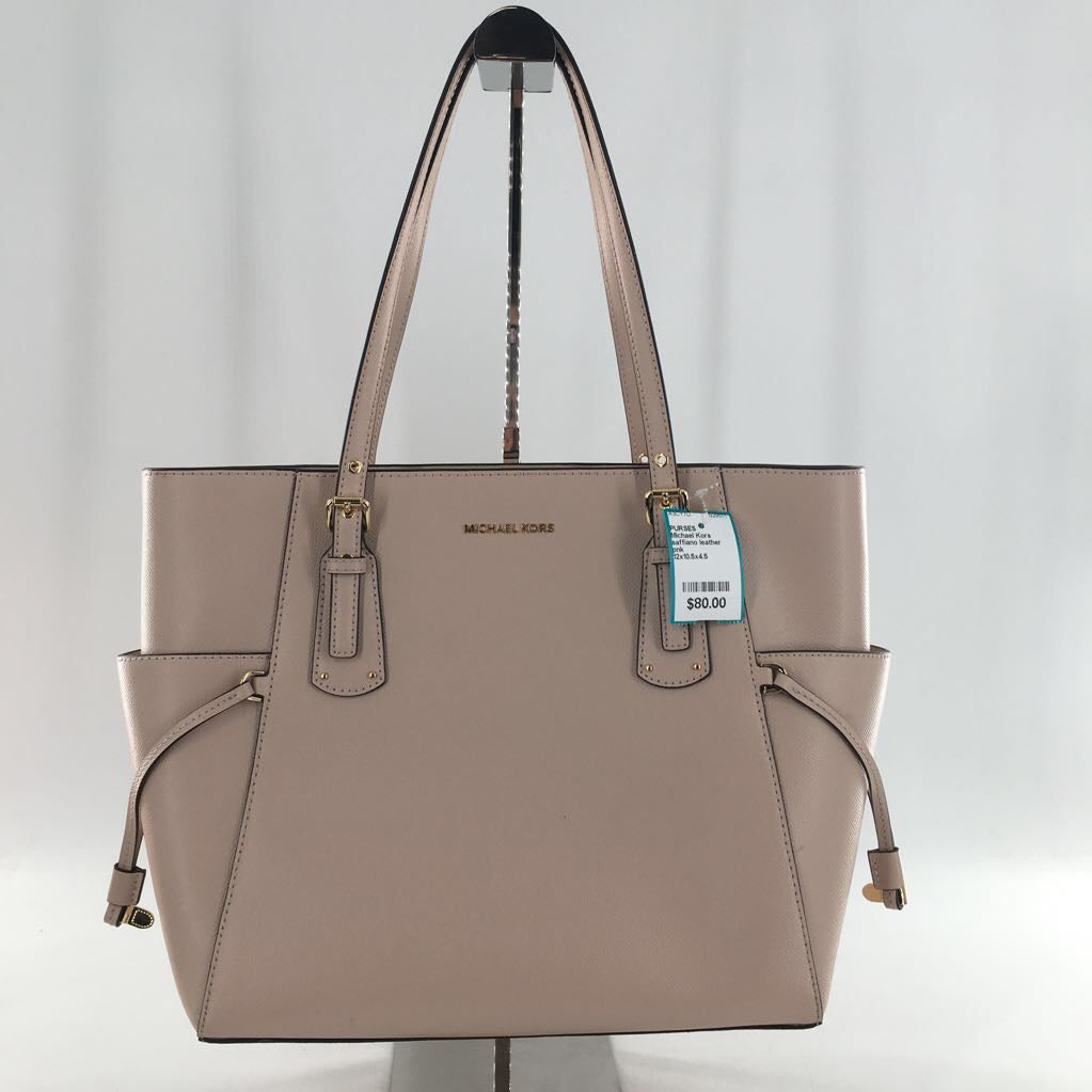 saffiano leather tote bag