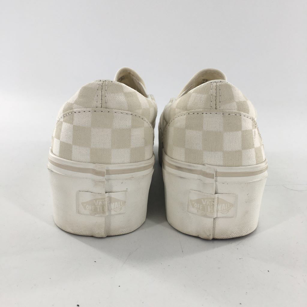 8.5 checkered platform slip-on sneaker