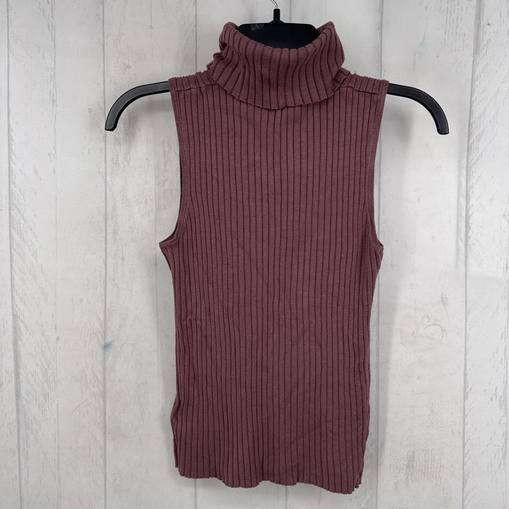 S ribbed t-neck tank