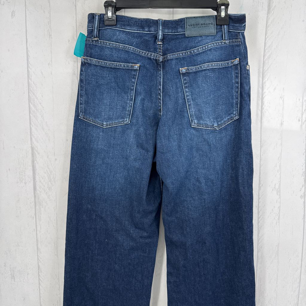 10 hi-rise wide leg jean