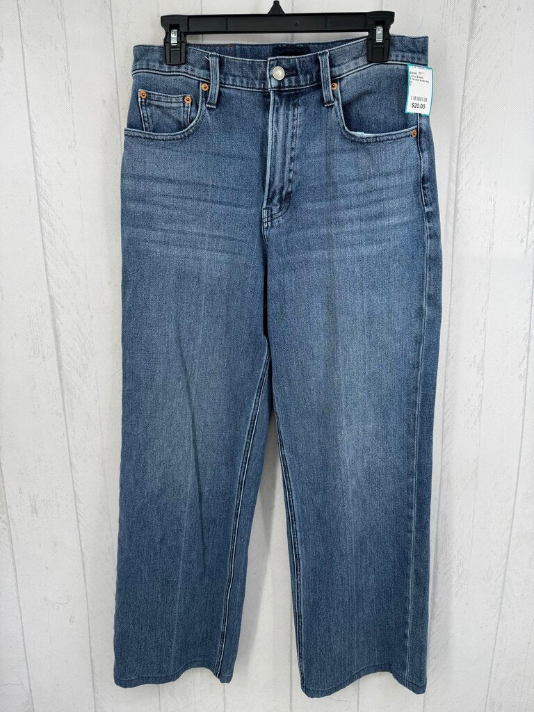 10 hi-rise wide leg jean