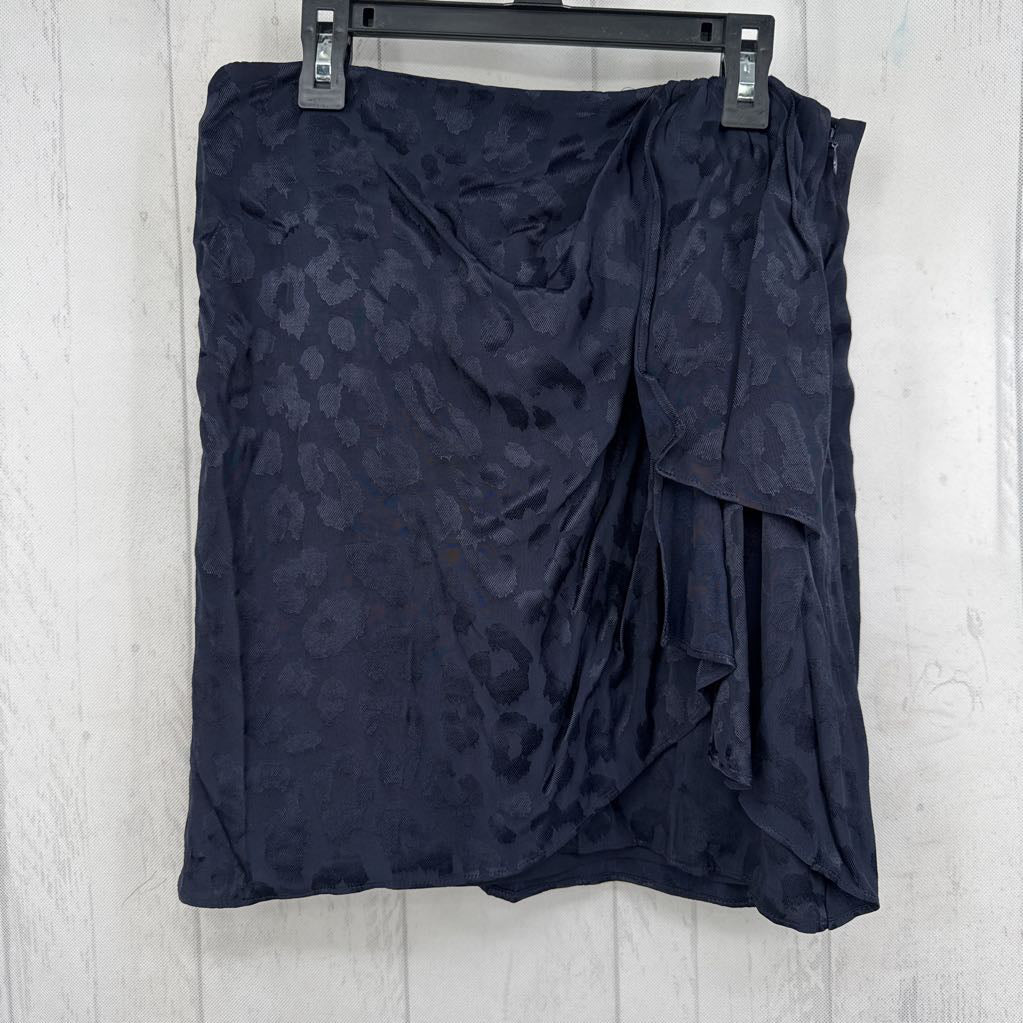 6 animal print wrap skirt