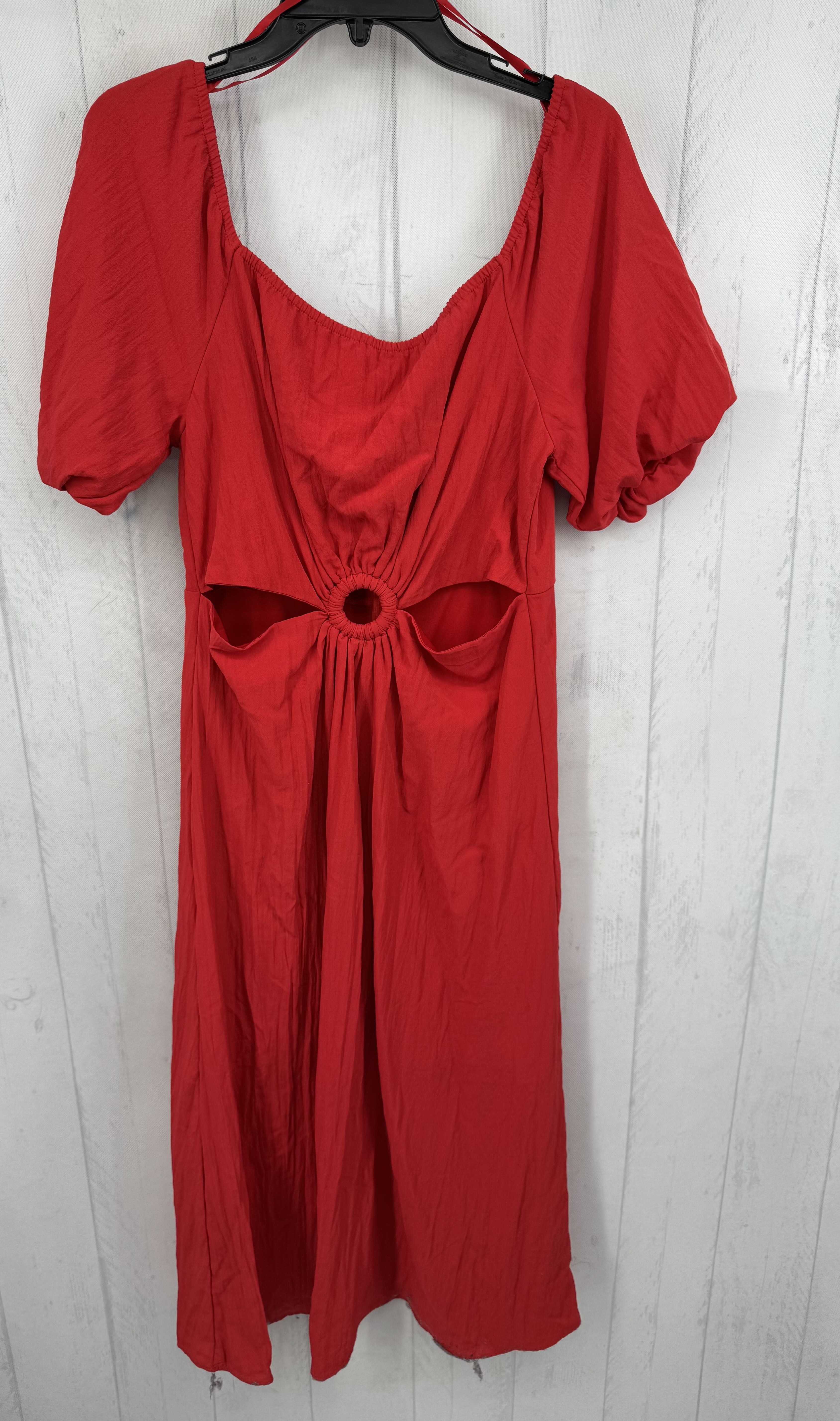 L cutout s/s dress
