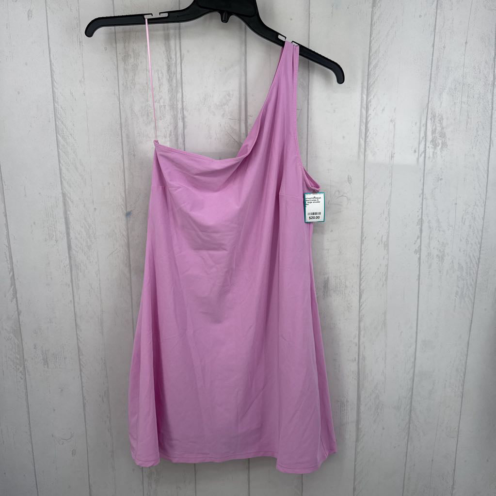 L single shoulder athleisure dress