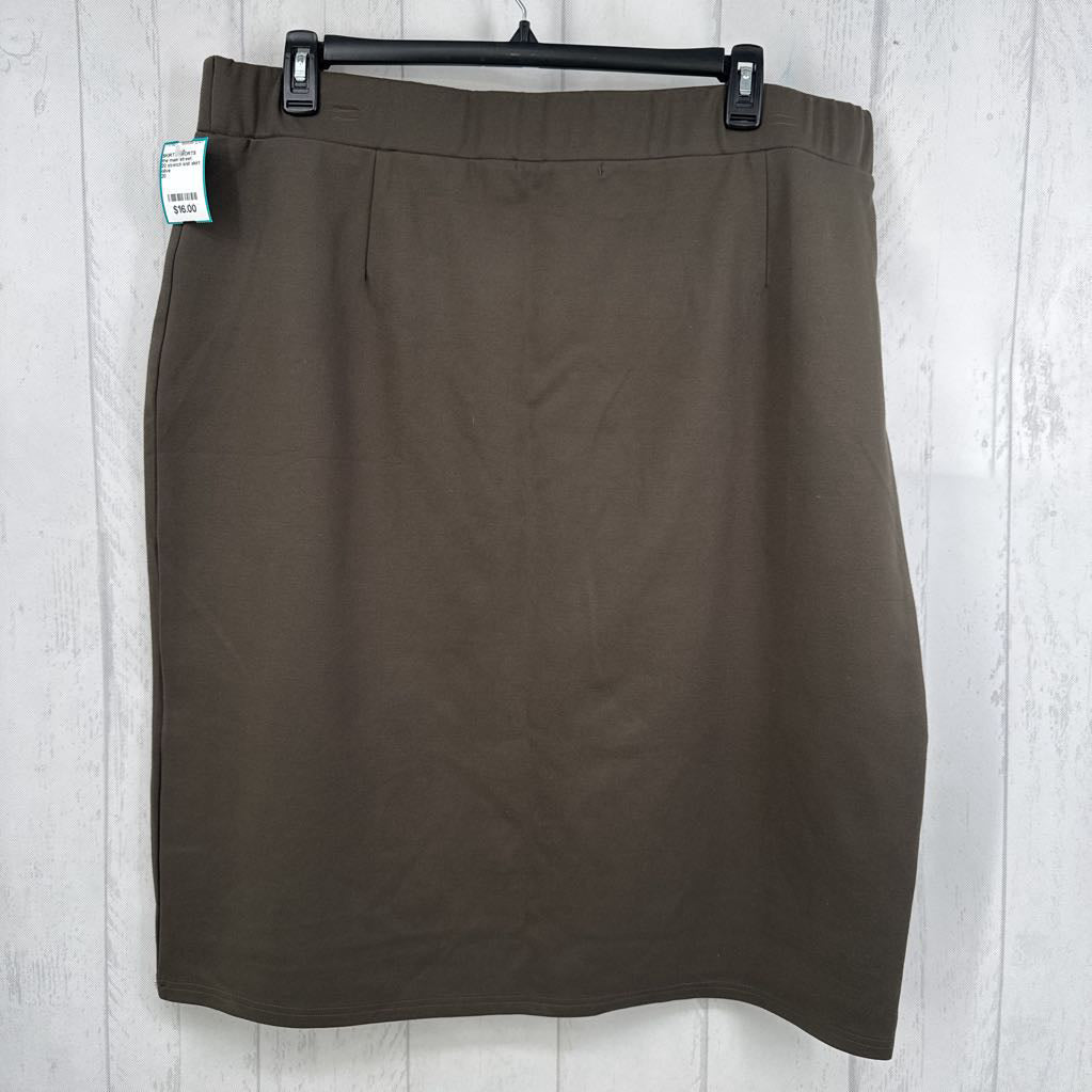20 stretch knit skirt