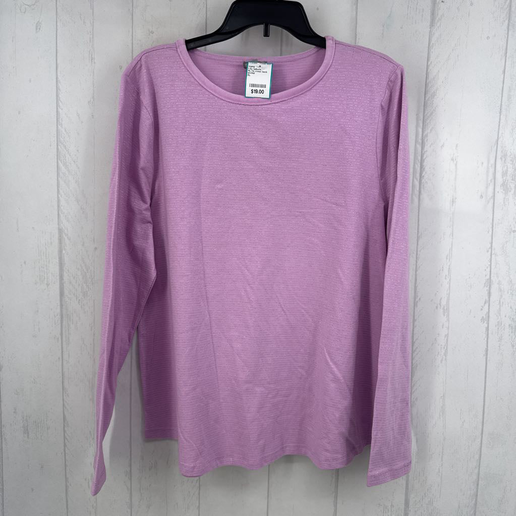 XL l/s crew neck top