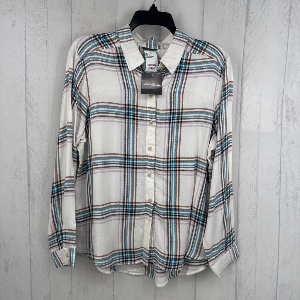 R60 L l/s plaid button down shirt