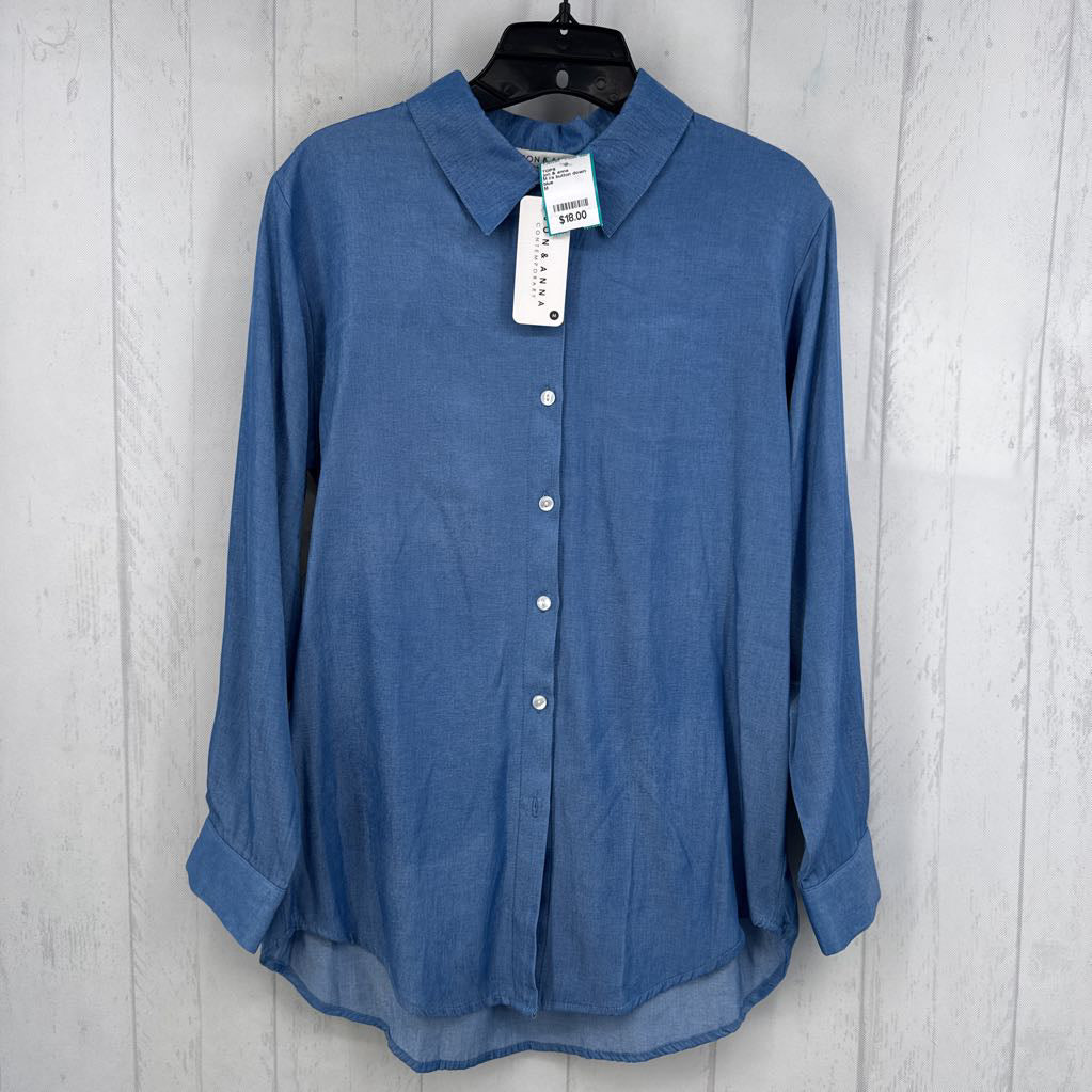 M l/s button down shirt