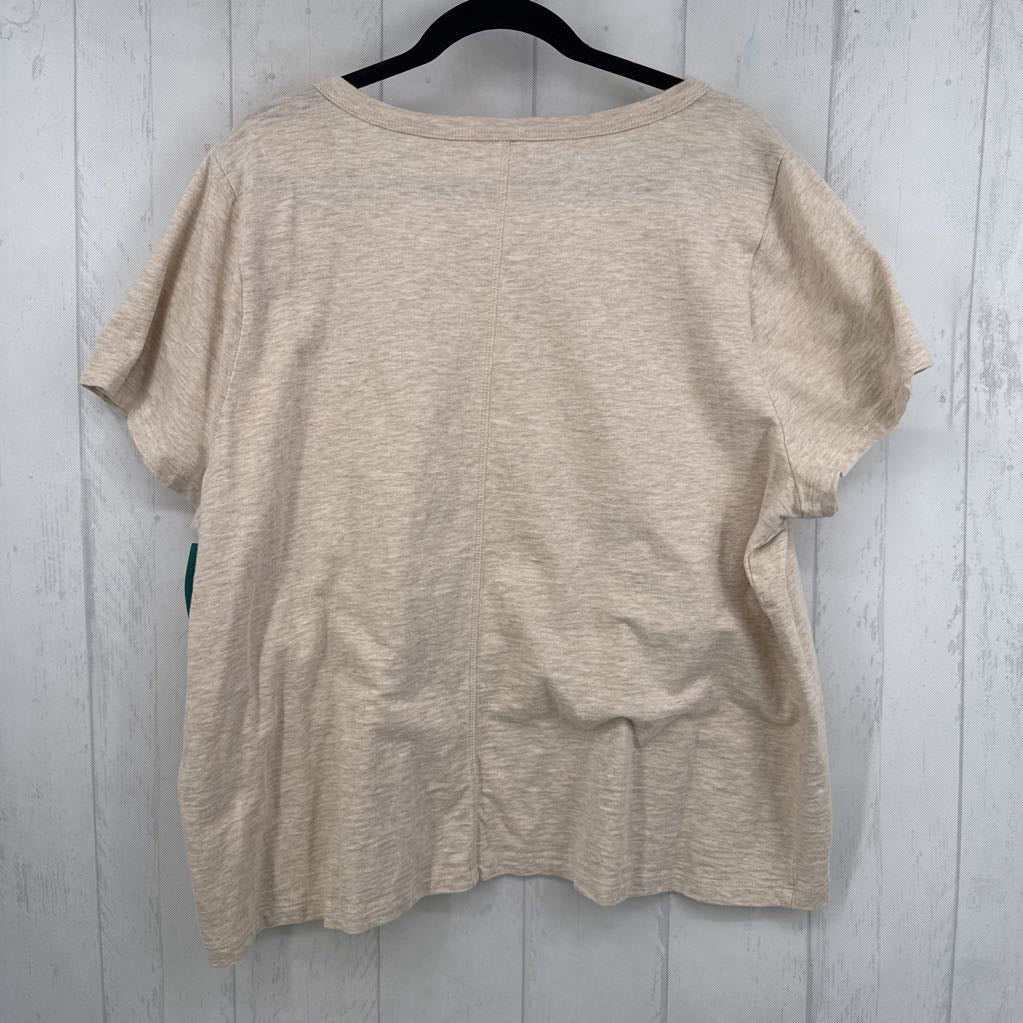 3X crewneck s/s tee