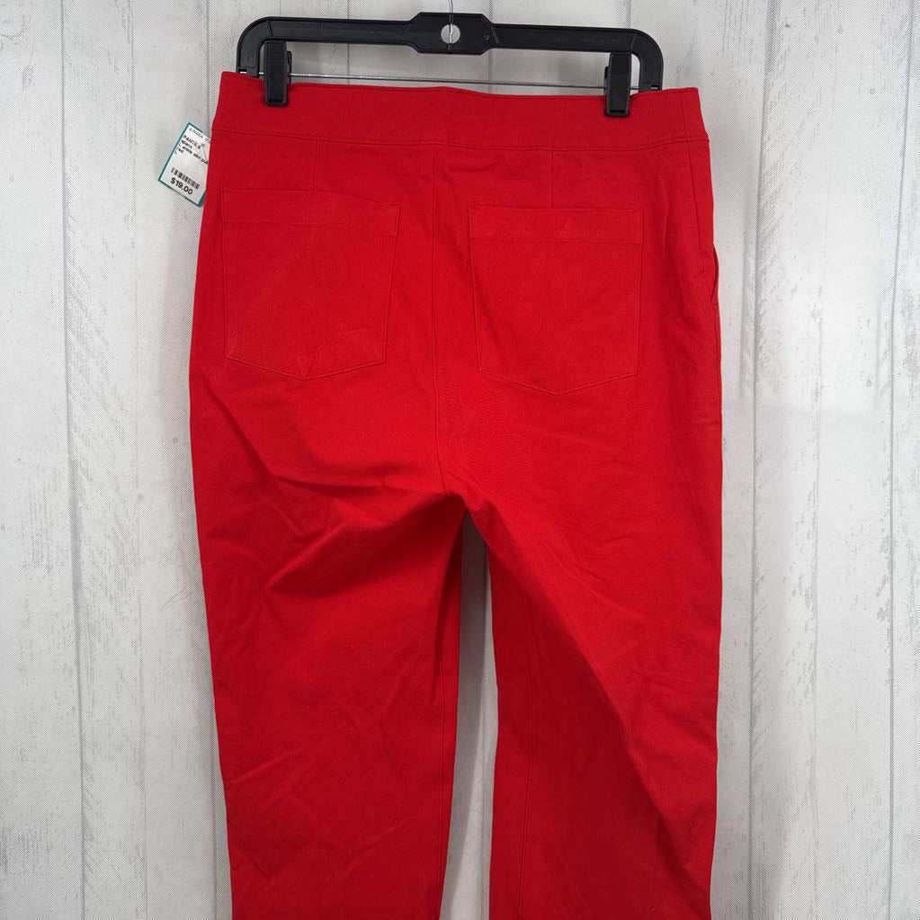 L ankle slim pull-on pants