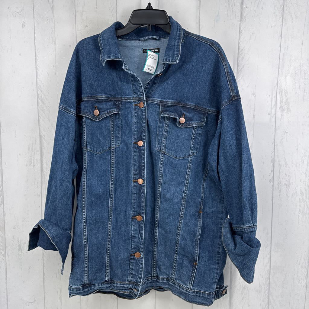 M oversized denim jacket