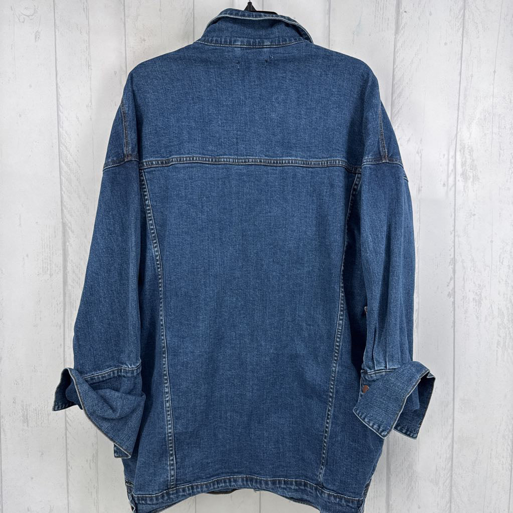 M oversized denim jacket