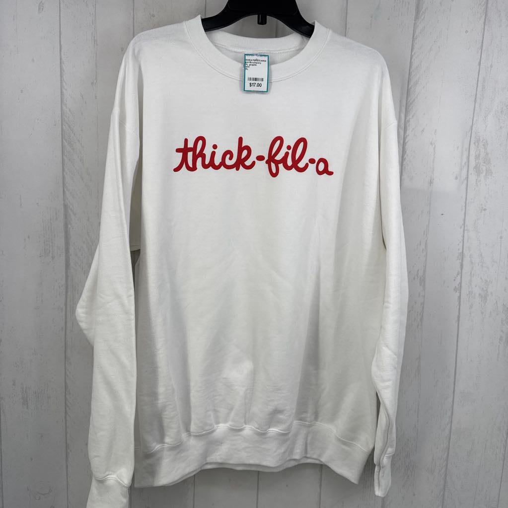 XL graphic sweatshirt-thic-fil-a