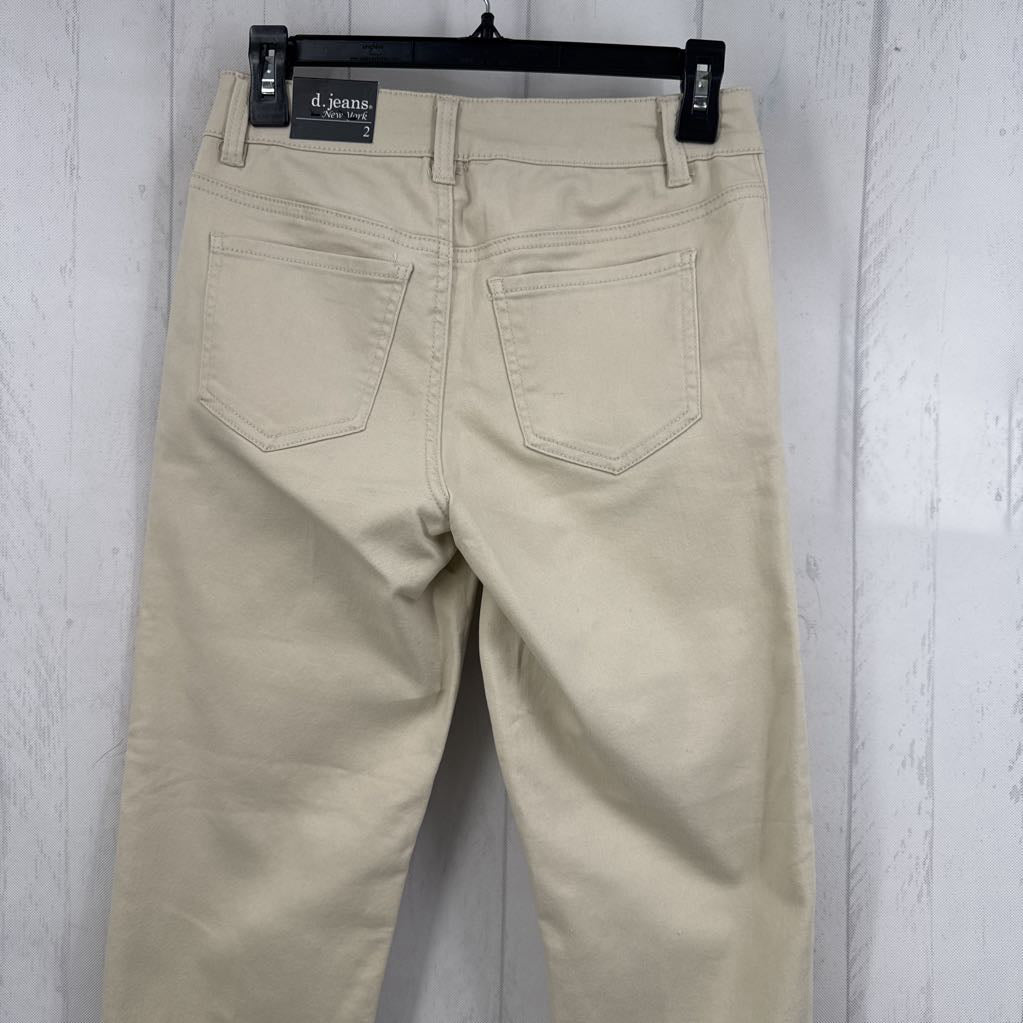 2 hi-rise cuffed relaxed fit pant