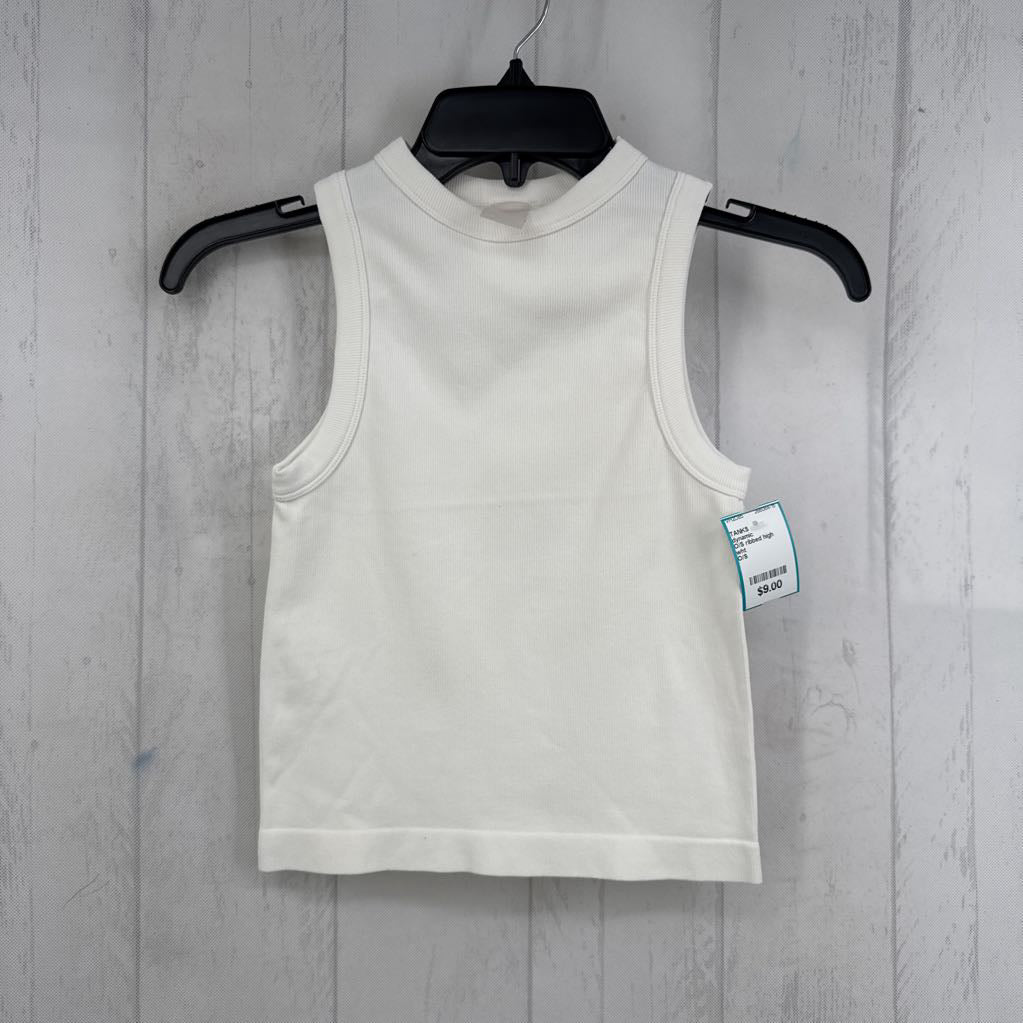 O/S ribbed high neck tank