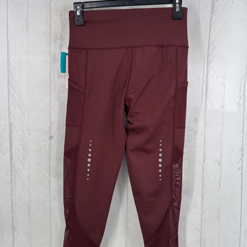 S breathable mesh side pocket leggings