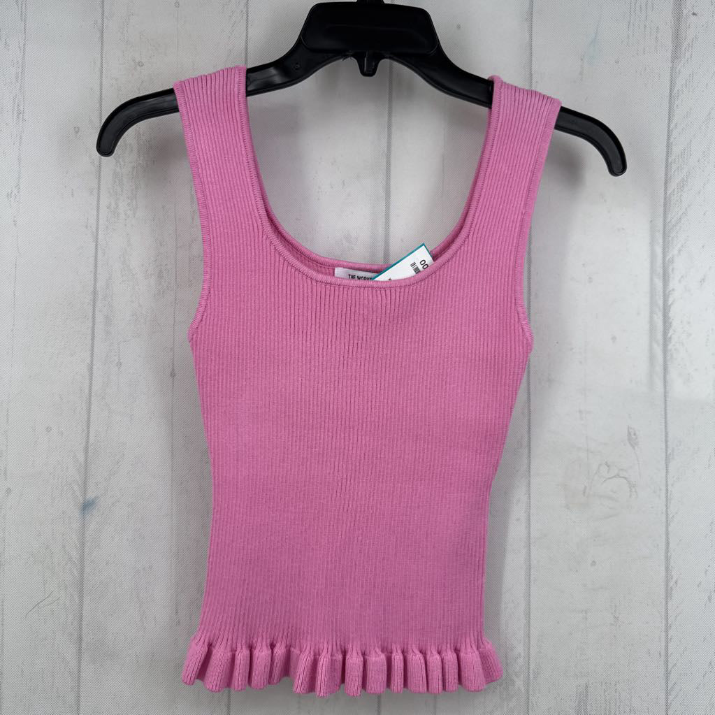 S ribbed knit tank