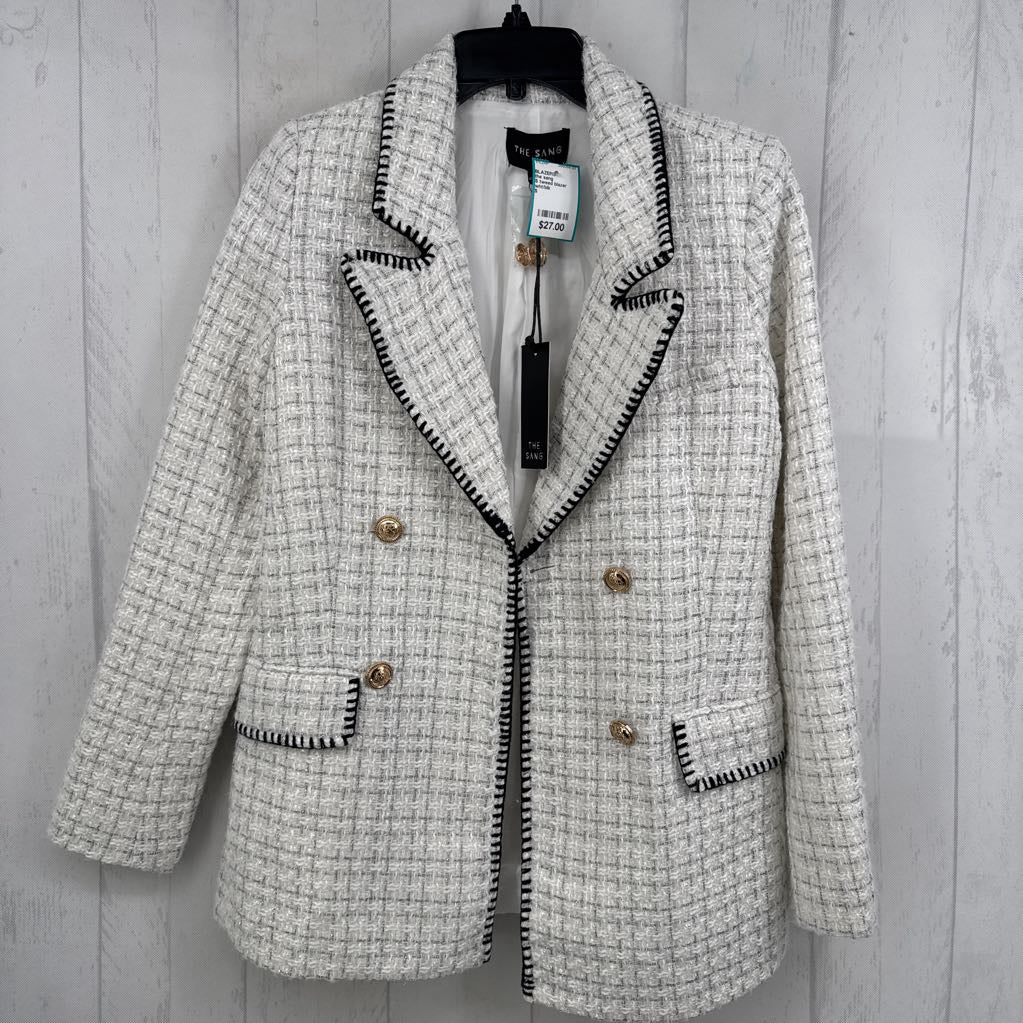 S tweed blazer