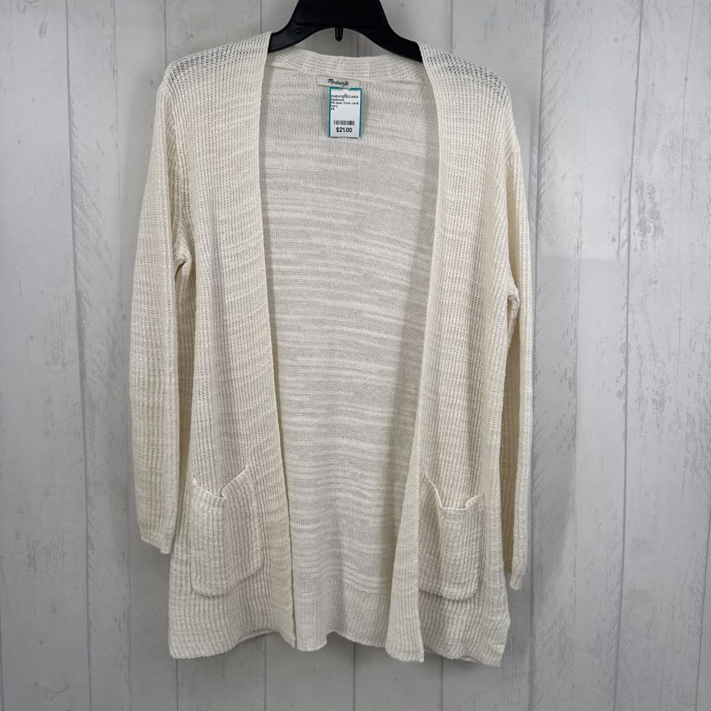 XS open front cardi