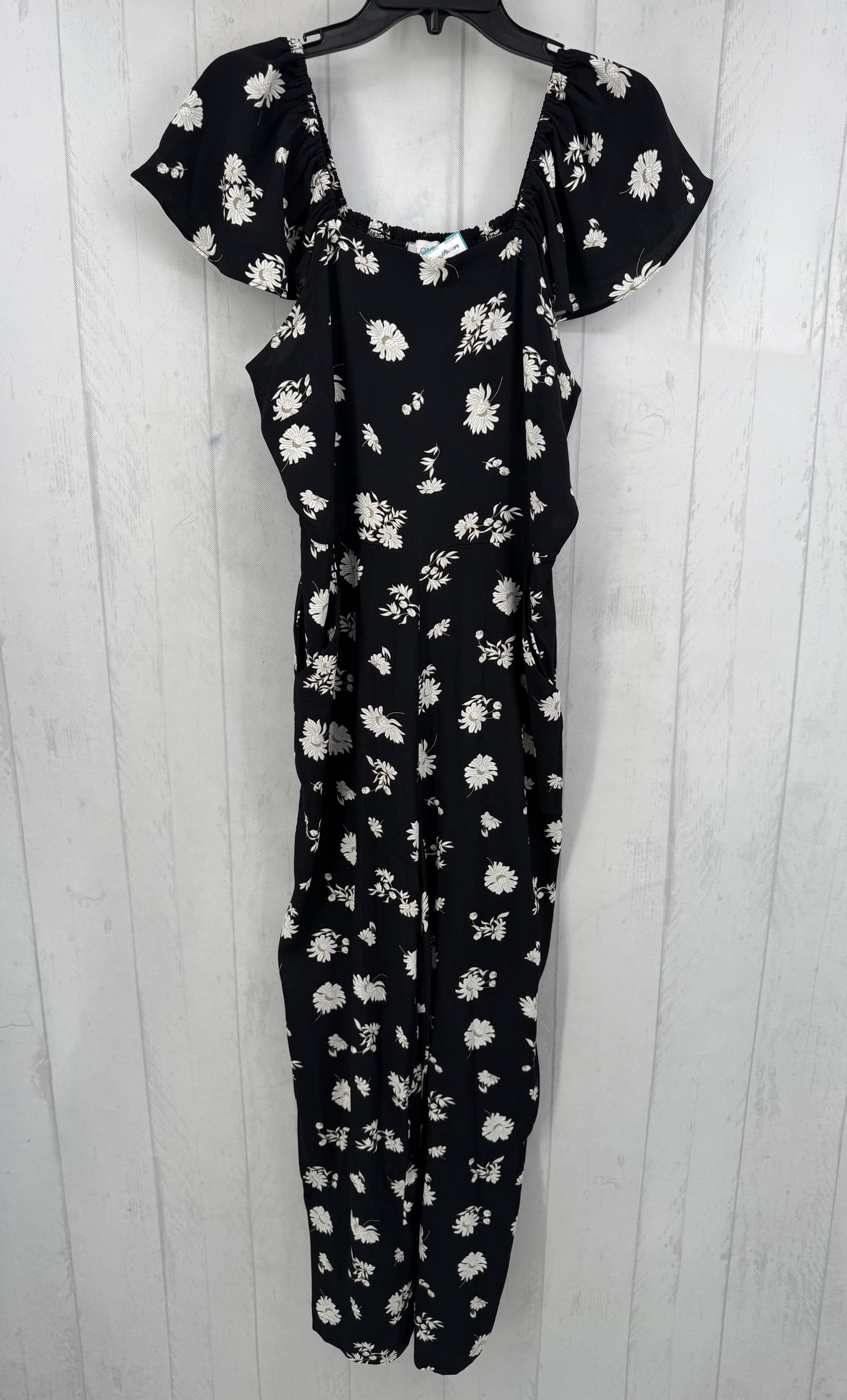 S flo print s/s jumpsuit