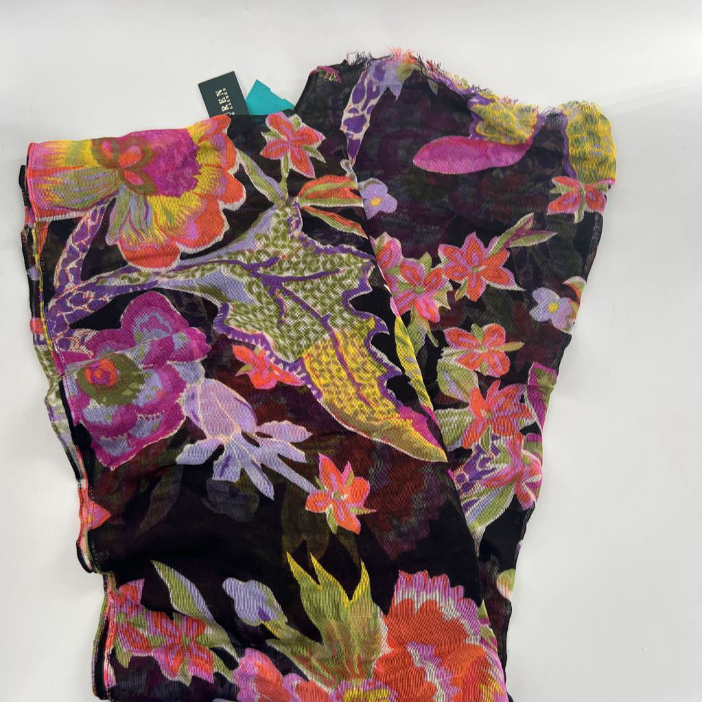flo print scarf