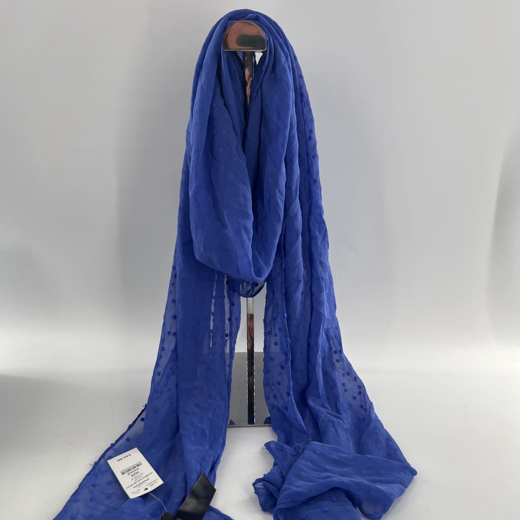 semi sheer swiss dot scarf