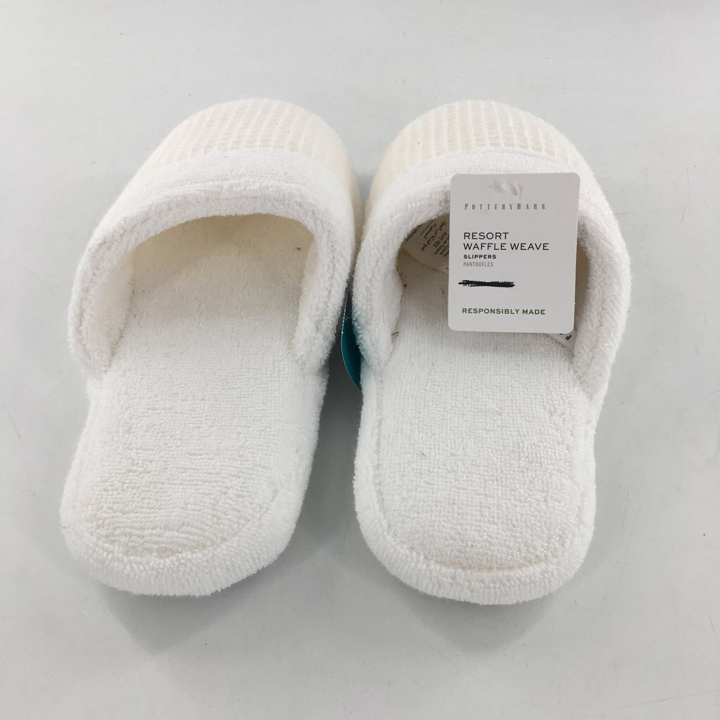 XL waffle weave slippers