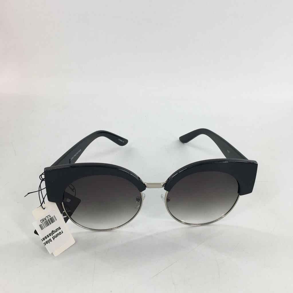 round black frame sunglasses