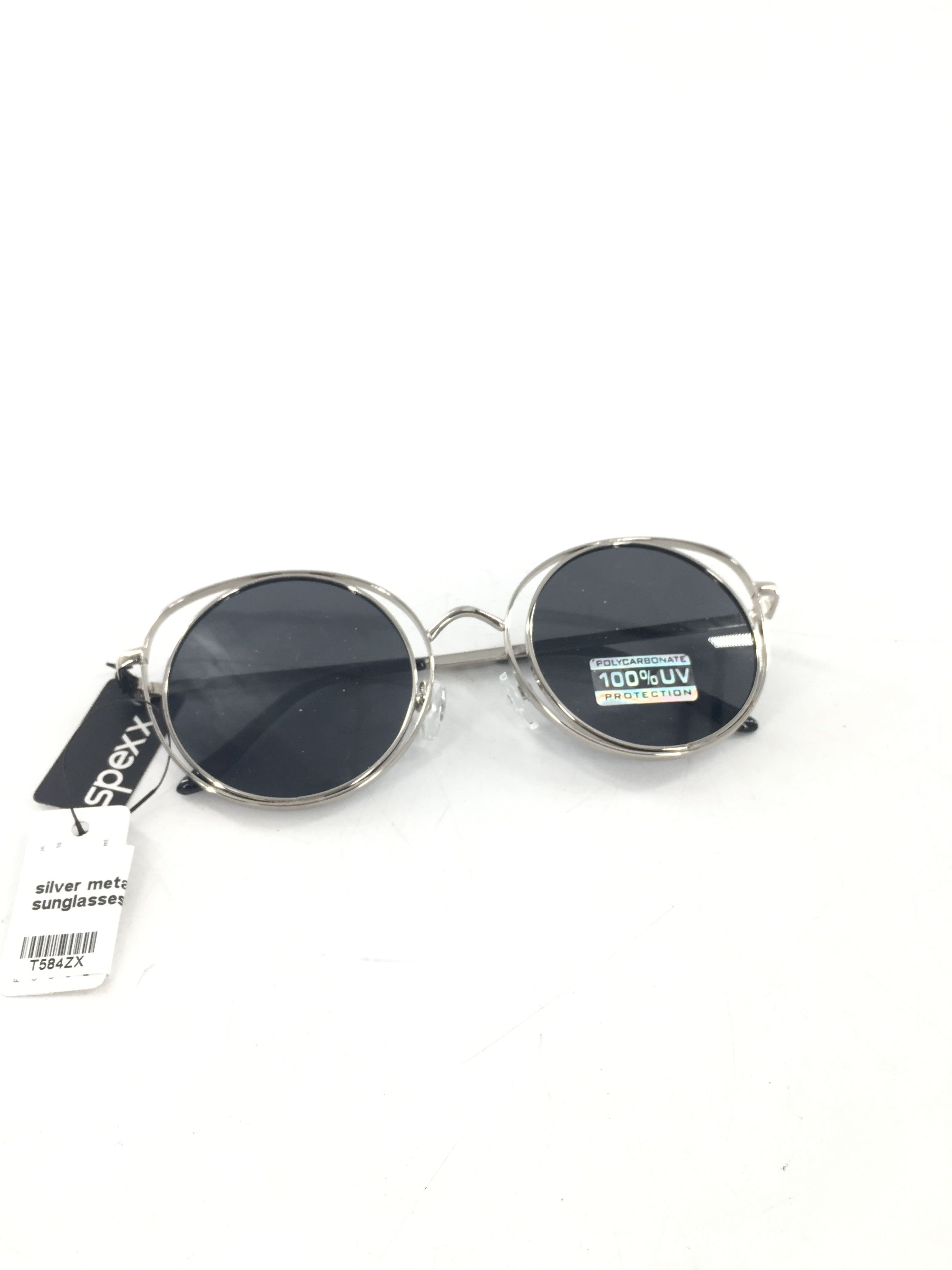 silver metal frame sunglasses