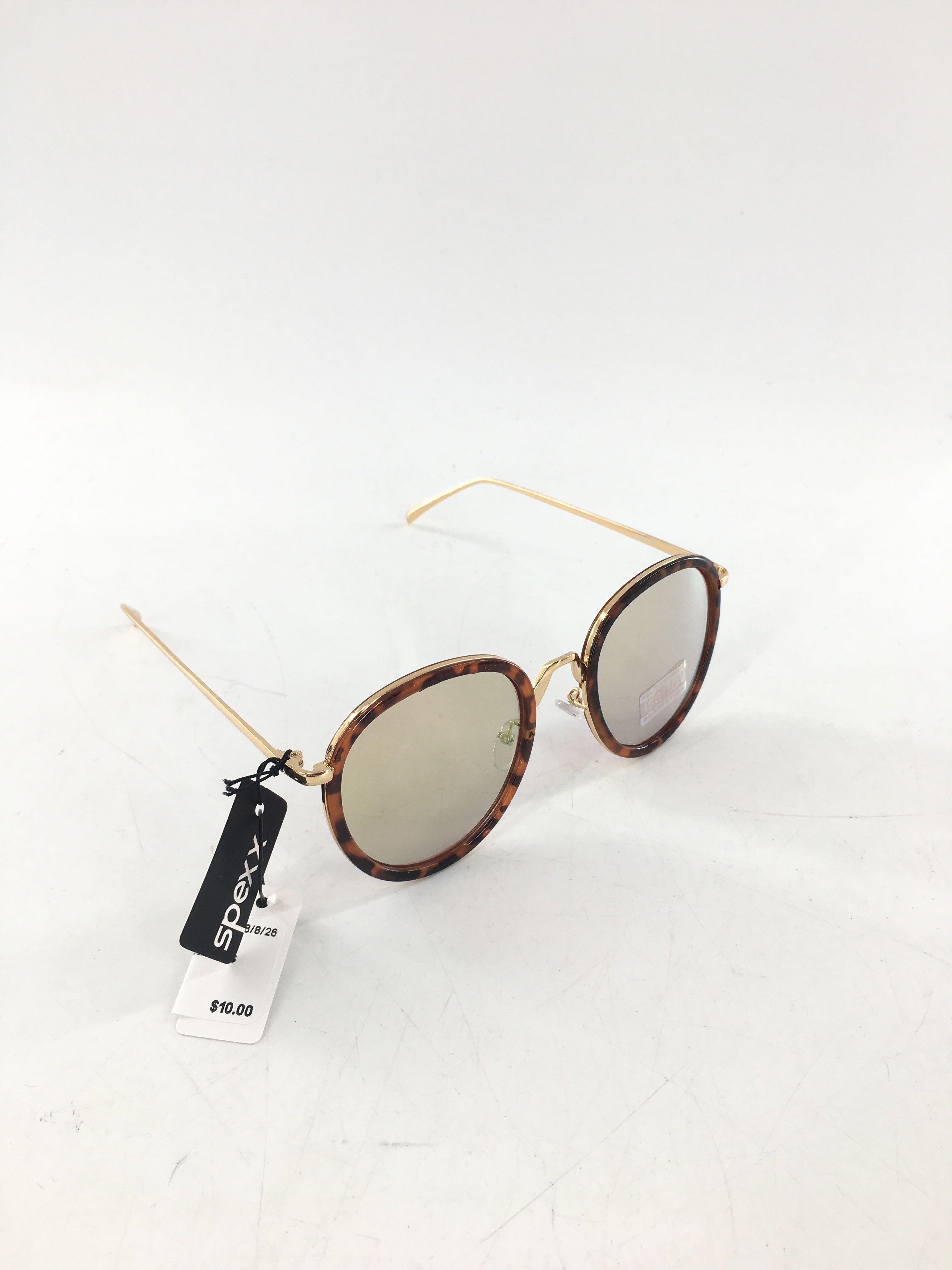 tortoise & gold frame sunglasses